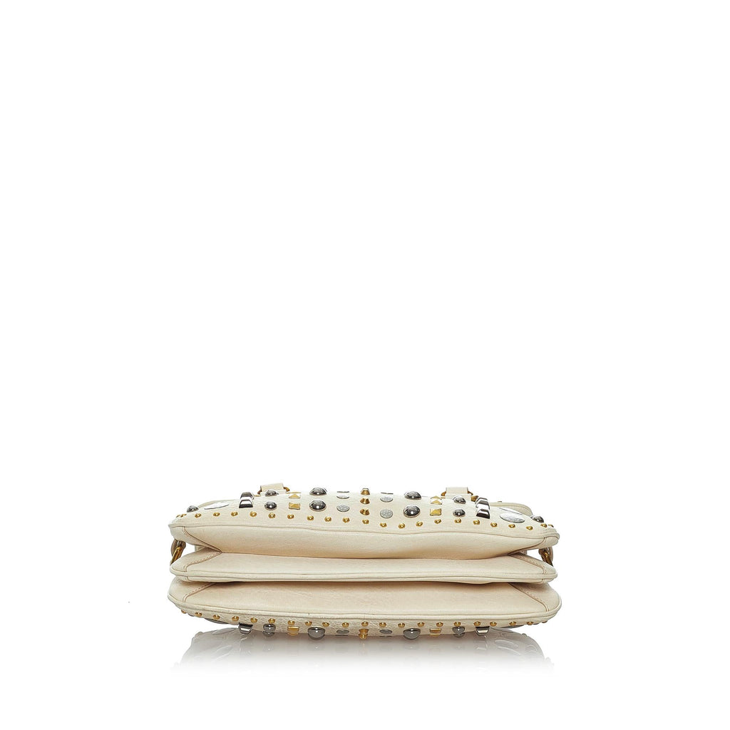 Miu Miu Studded Leather Shoulder Bag (SHG-30053)
