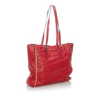 Miu Miu Studded Leather Tote Bag (SHG-32081)