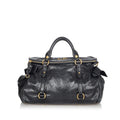 Miu Miu Vitello Lux Bow Handbag (SHG-24188)