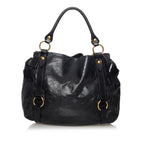 Miu Miu Vitello Lux Bow Handbag (SHG-30687)