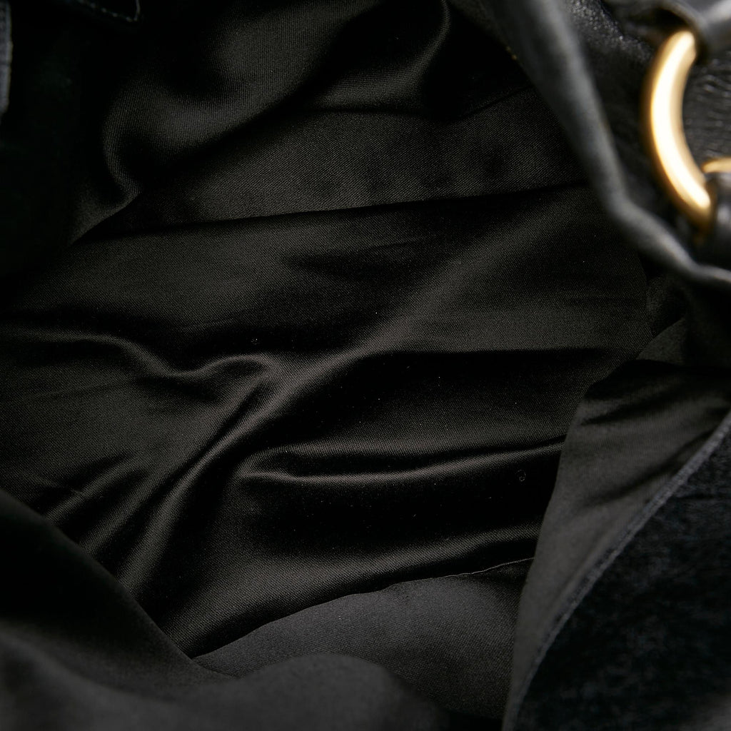 Miu Miu Vitello Lux Bow Handbag (SHG-30687)
