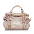 Miu Miu Vitello Lux Bow Satchel (SHG-29491)