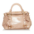Miu Miu Vitello Lux Bow Satchel (SHG-30399)
