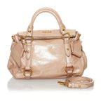 Miu Miu Vitello Lux Bow Satchel (SHG-30399)