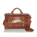 Miu Miu Vitello Lux Bow Satchel (SHG-31233)