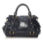 Miu Miu Vitello Lux Bow Satchel (SHG-31239)