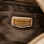 Miu Miu Vitello Lux Bow Satchel (SHG-31602)