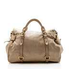Miu Miu Vitello Lux Large Bow Satchel - FINAL SALE (SHF-13892)