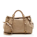 Miu Miu Vitello Lux Large Bow Satchel - FINAL SALE (SHF-13892)