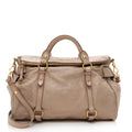 Miu Miu Vitello Lux Large Bow Satchel (SHF-15829)