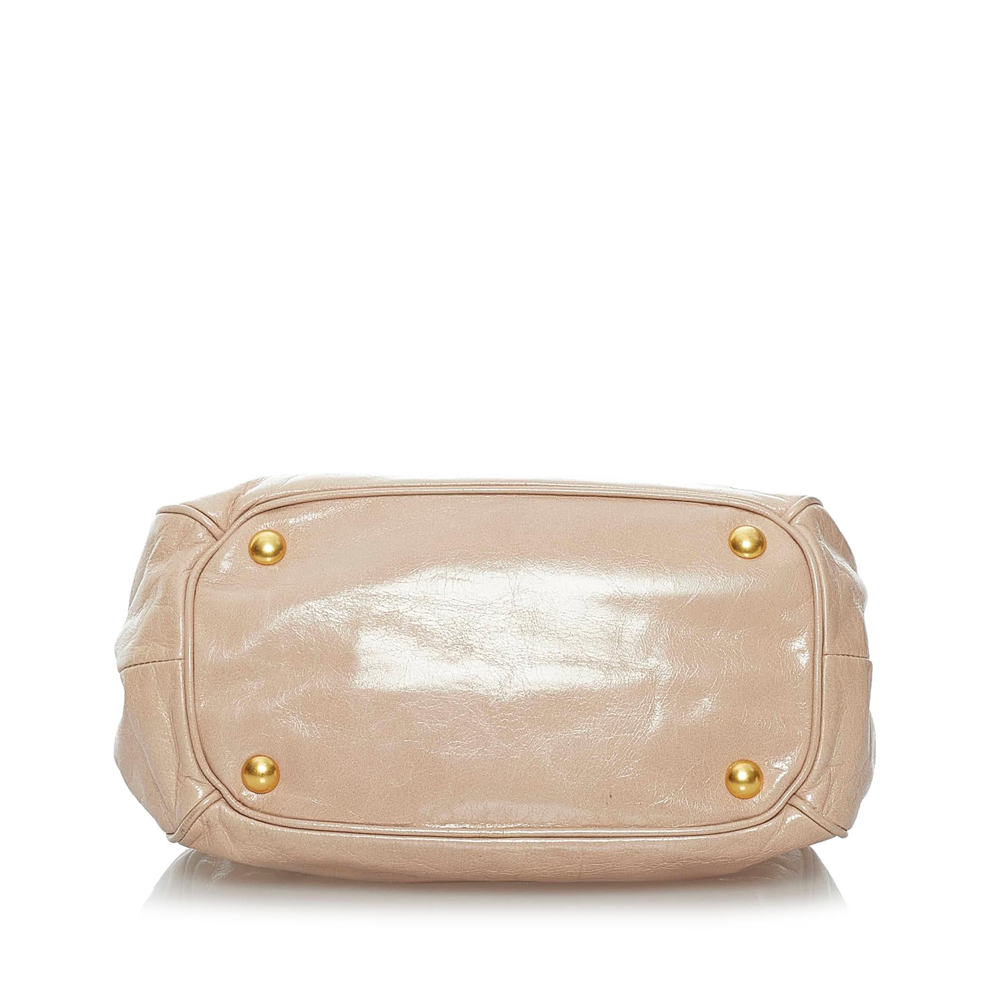 Miu Miu Vitello Lux Satchel (SHG-29639)
