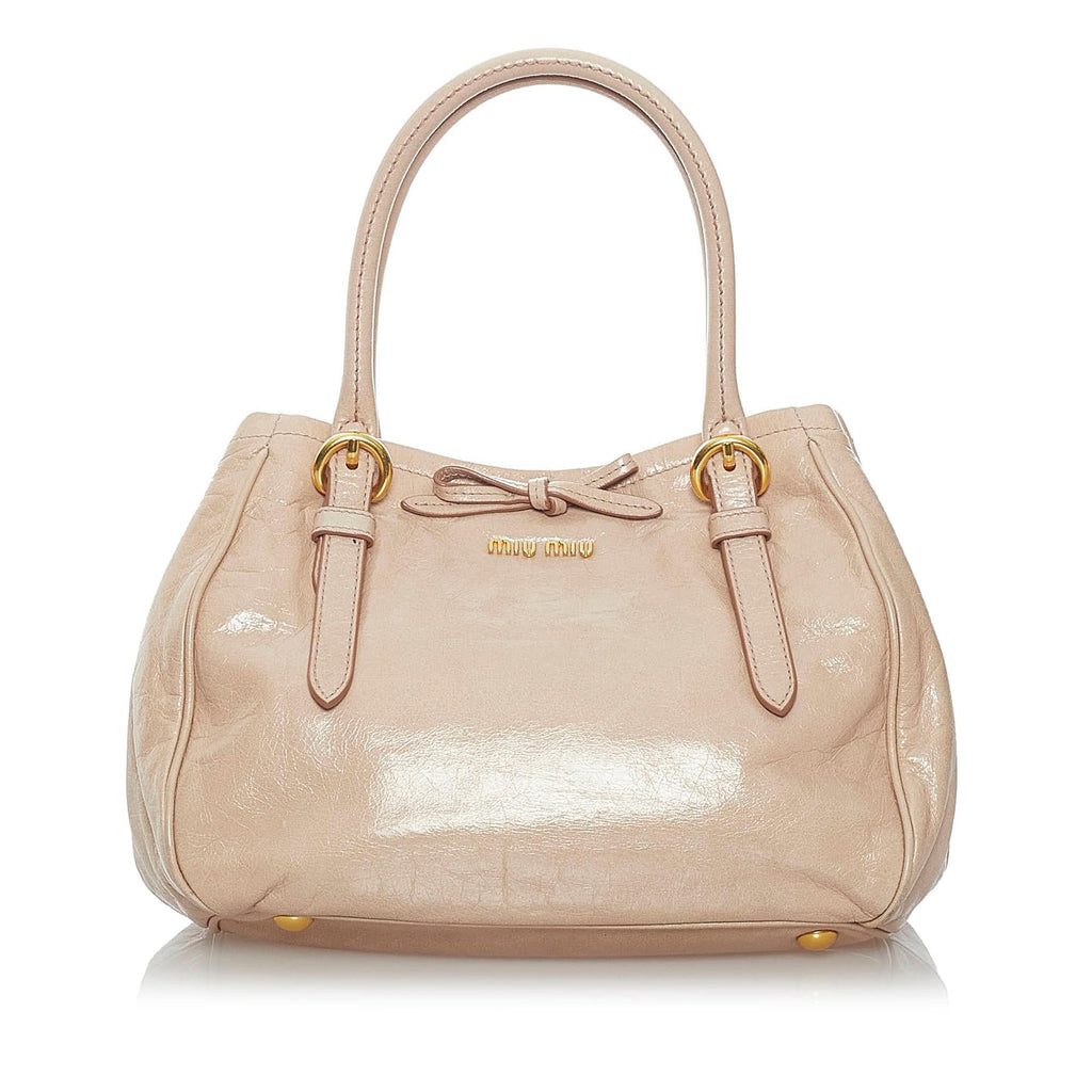 Miu Miu Vitello Lux Satchel (SHG-29639)