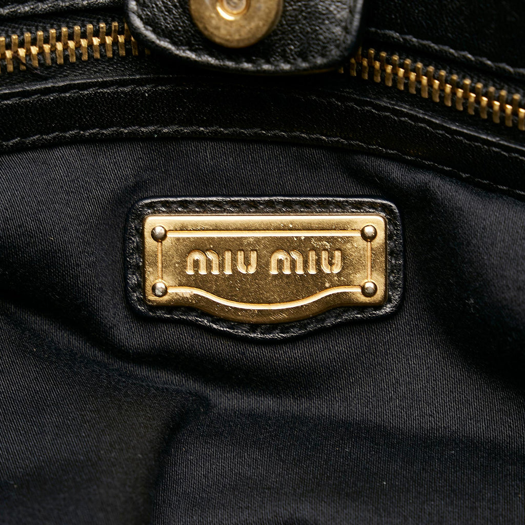 Miu Miu Vitello Lux Tote Bag (SHG-28201)
