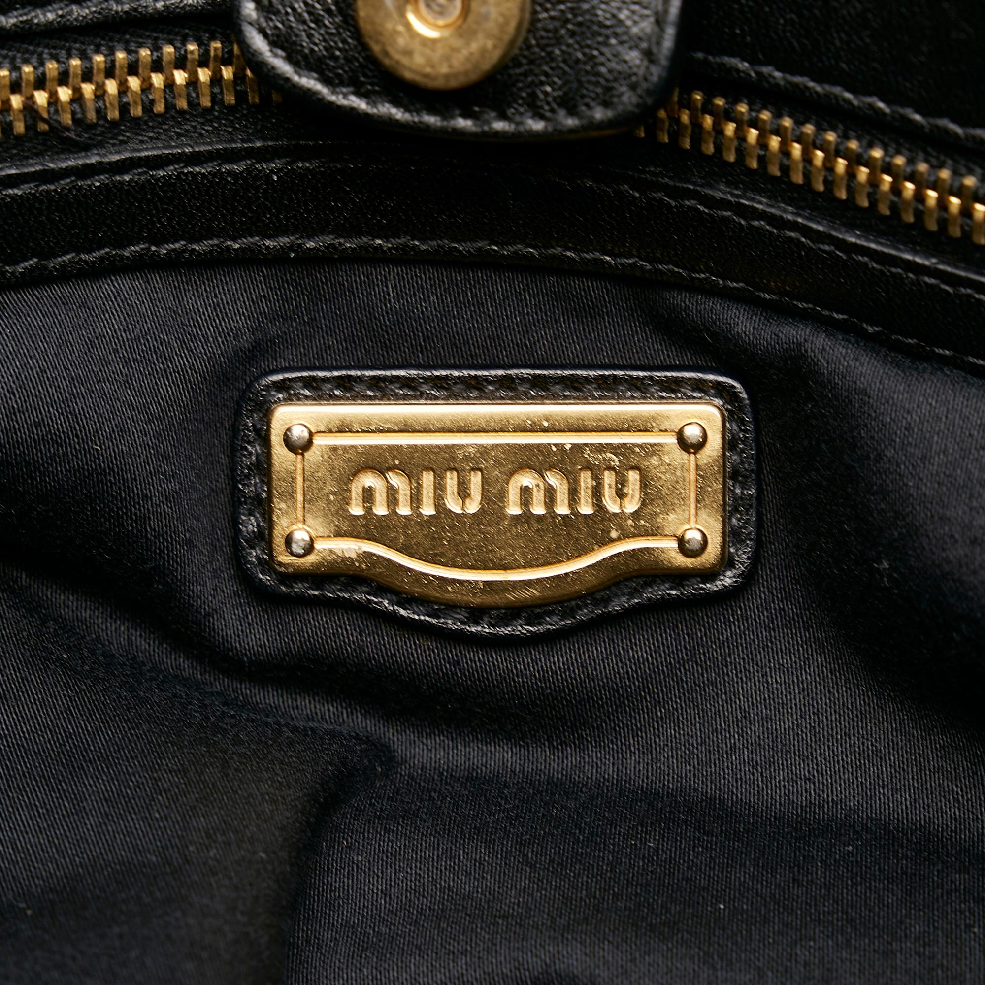 Miu Miu Vitello Lux Tote Bag (SHG-28201)