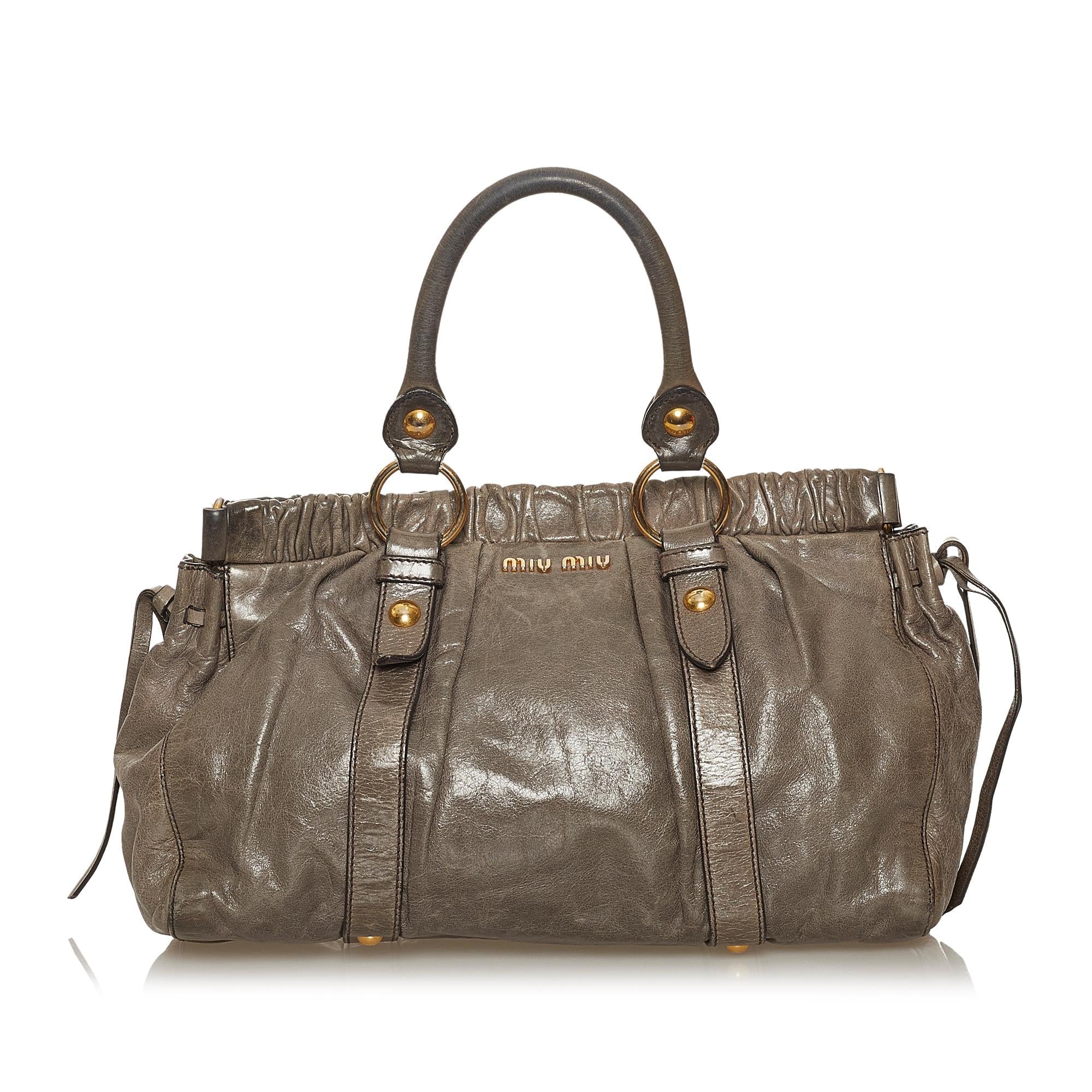 Miu Miu Vitello Shine Handbag (SHG-28712)