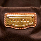Miu Miu Vitello Shine Handbag (SHG-31252)