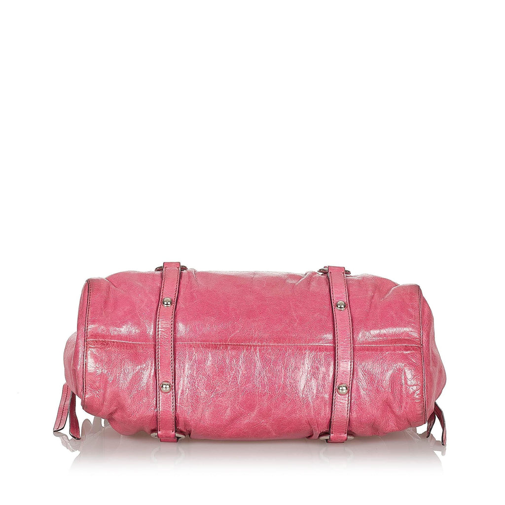 Miu Miu Vitello Shine Satchel (SHG-21606)