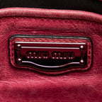 Miu Miu Vitello Shine Satchel (SHG-21606)