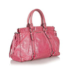 Miu Miu Vitello Shine Satchel (SHG-21606)