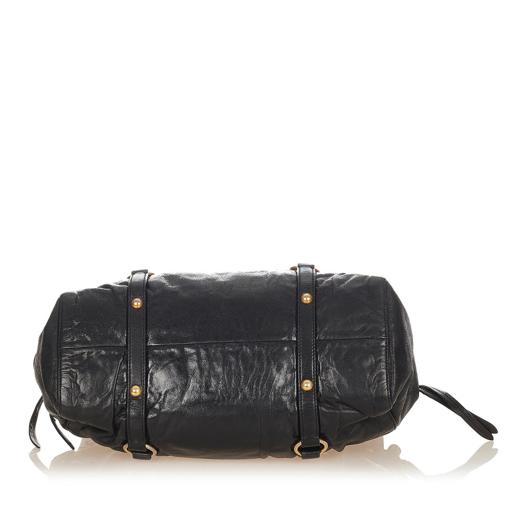 Miu Miu Vitello Shine Satchel (SHG-24906)