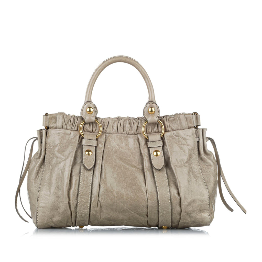 Miu Miu Vitello Shine Satchel (SHG-25174)