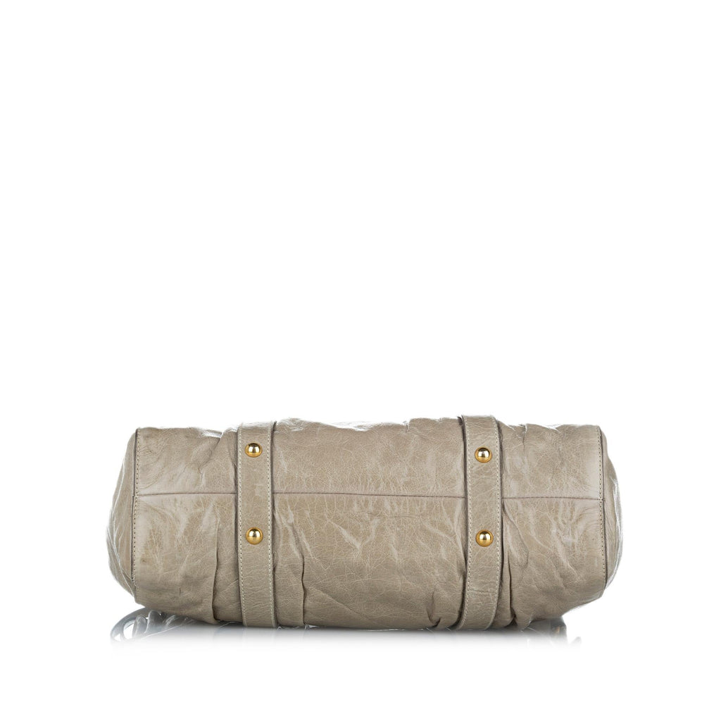 Miu Miu Vitello Shine Satchel (SHG-25174)