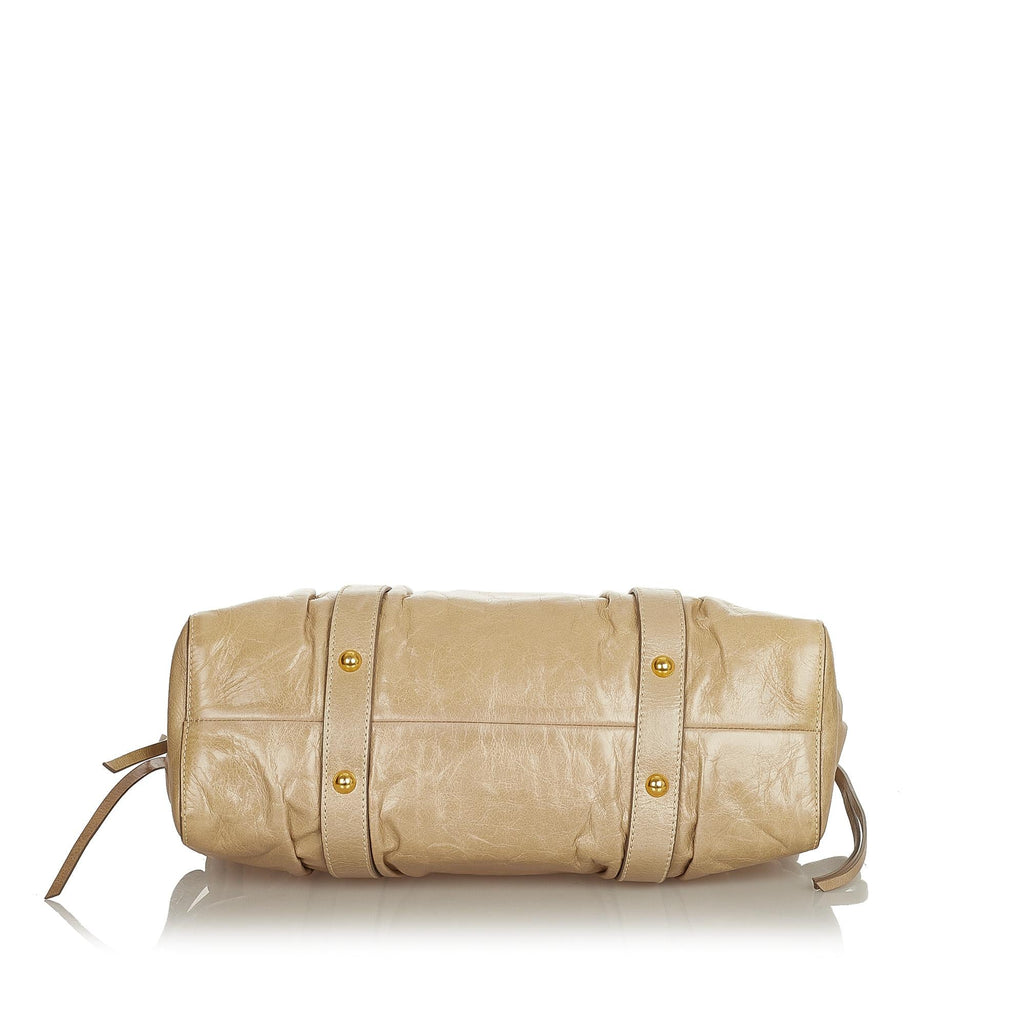 Miu Miu Vitello Shine Satchel (SHG-25460)