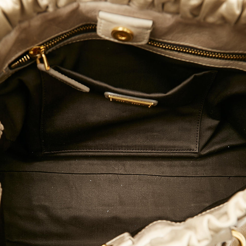 Miu Miu Vitello Shine Satchel (SHG-25460)