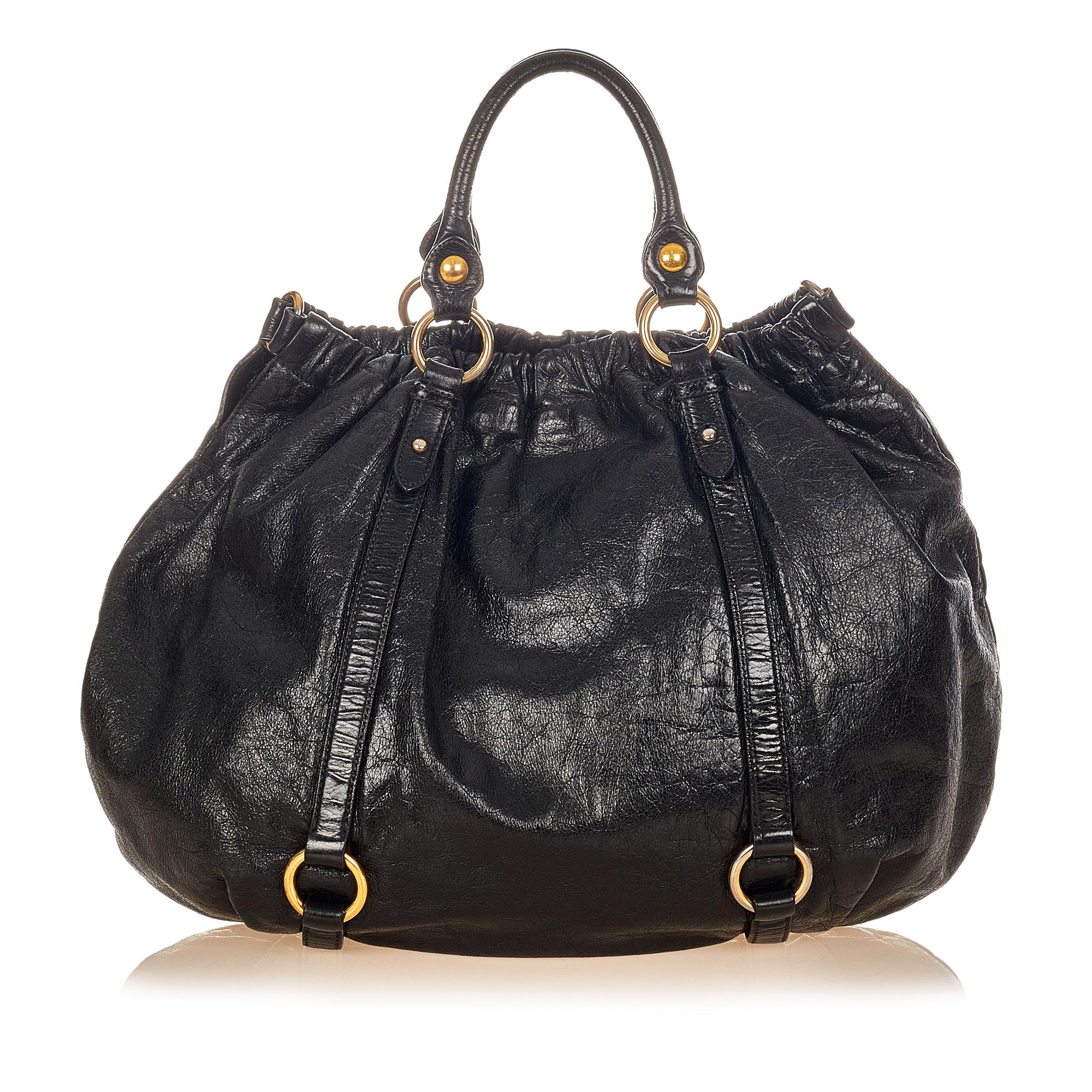 Miu Miu Vitello Shine Satchel (SHG-25800)