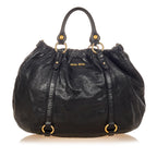 Miu Miu Vitello Shine Satchel (SHG-25800)