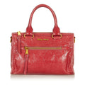 Miu Miu Vitello Shine Satchel (SHG-26847)