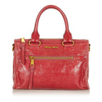 Miu Miu Vitello Shine Satchel (SHG-26847)