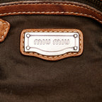 Miu Miu Vitello Shine Satchel (SHG-26864)