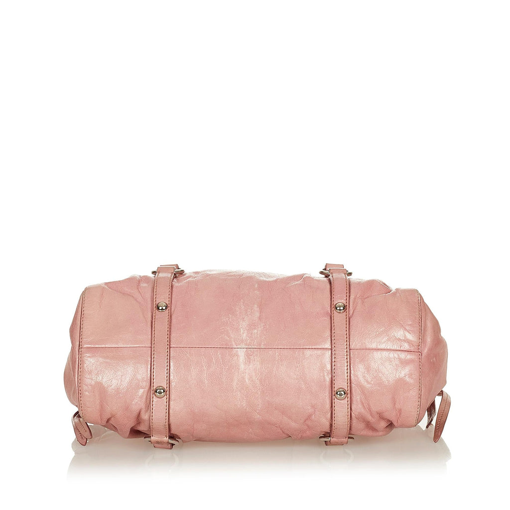 Miu Miu Vitello Shine Satchel (SHG-26918)