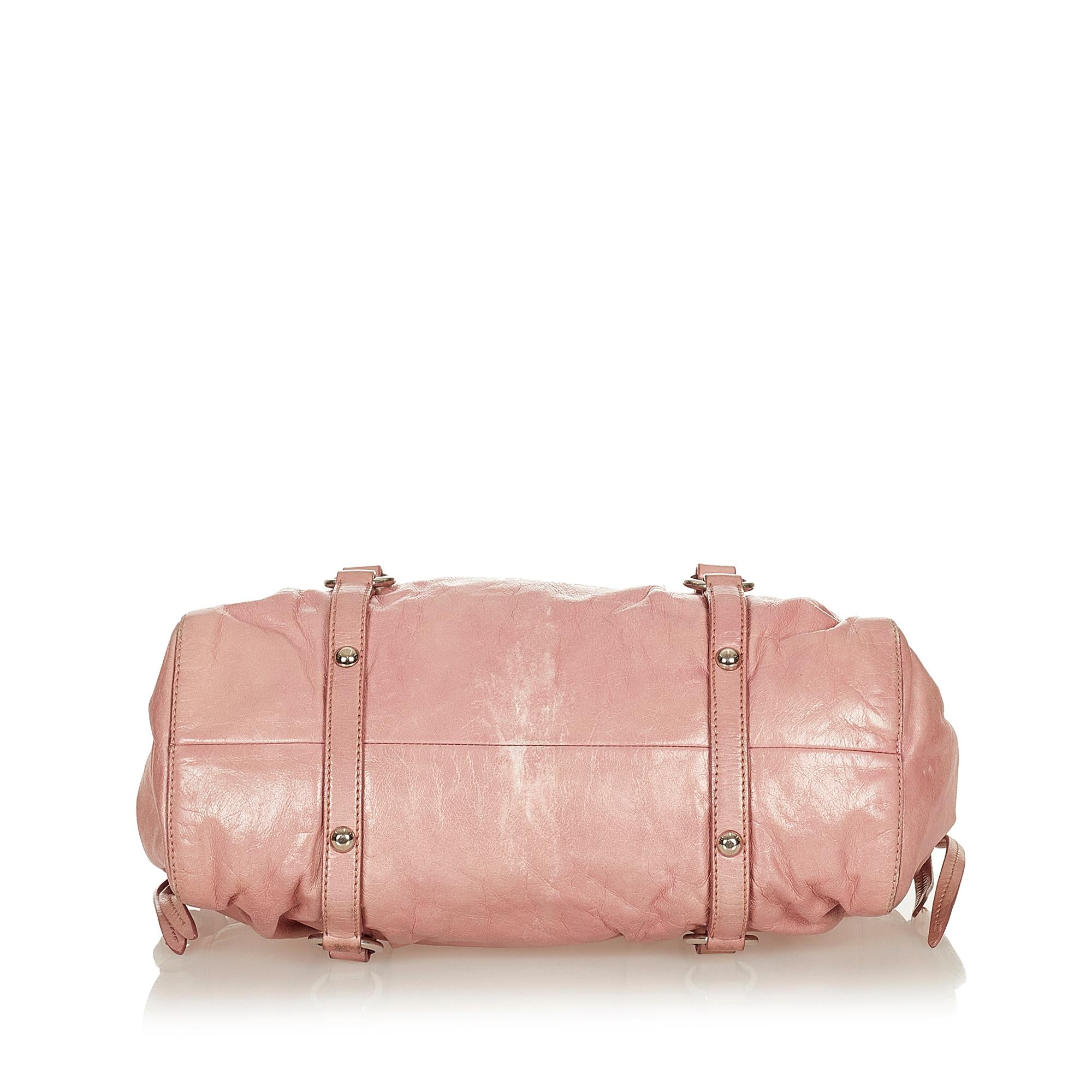 Miu Miu Vitello Shine Satchel (SHG-26918)