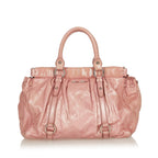 Miu Miu Vitello Shine Satchel (SHG-26918)
