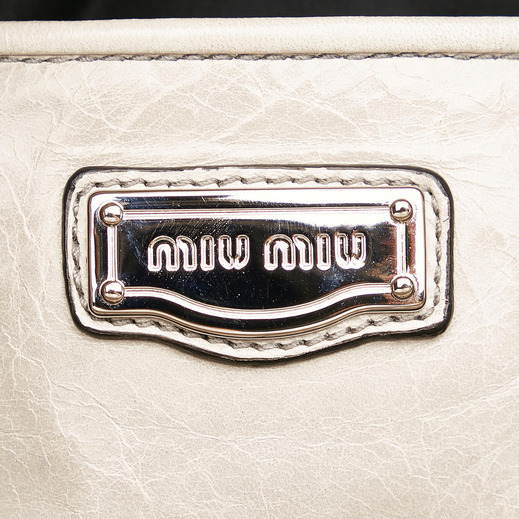 Miu Miu Vitello Shine Satchel (SHG-27674)