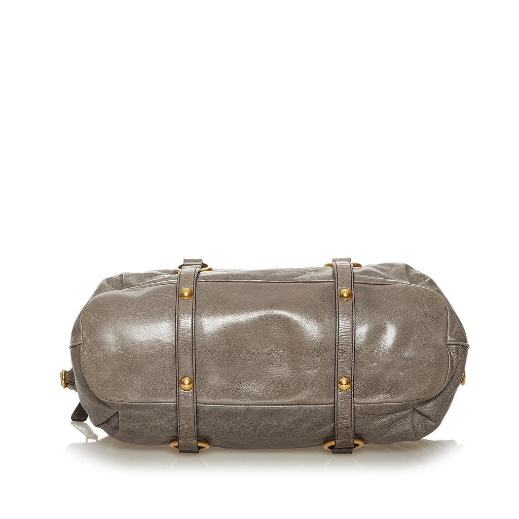 Miu Miu Vitello Shine Satchel (SHG-29103)