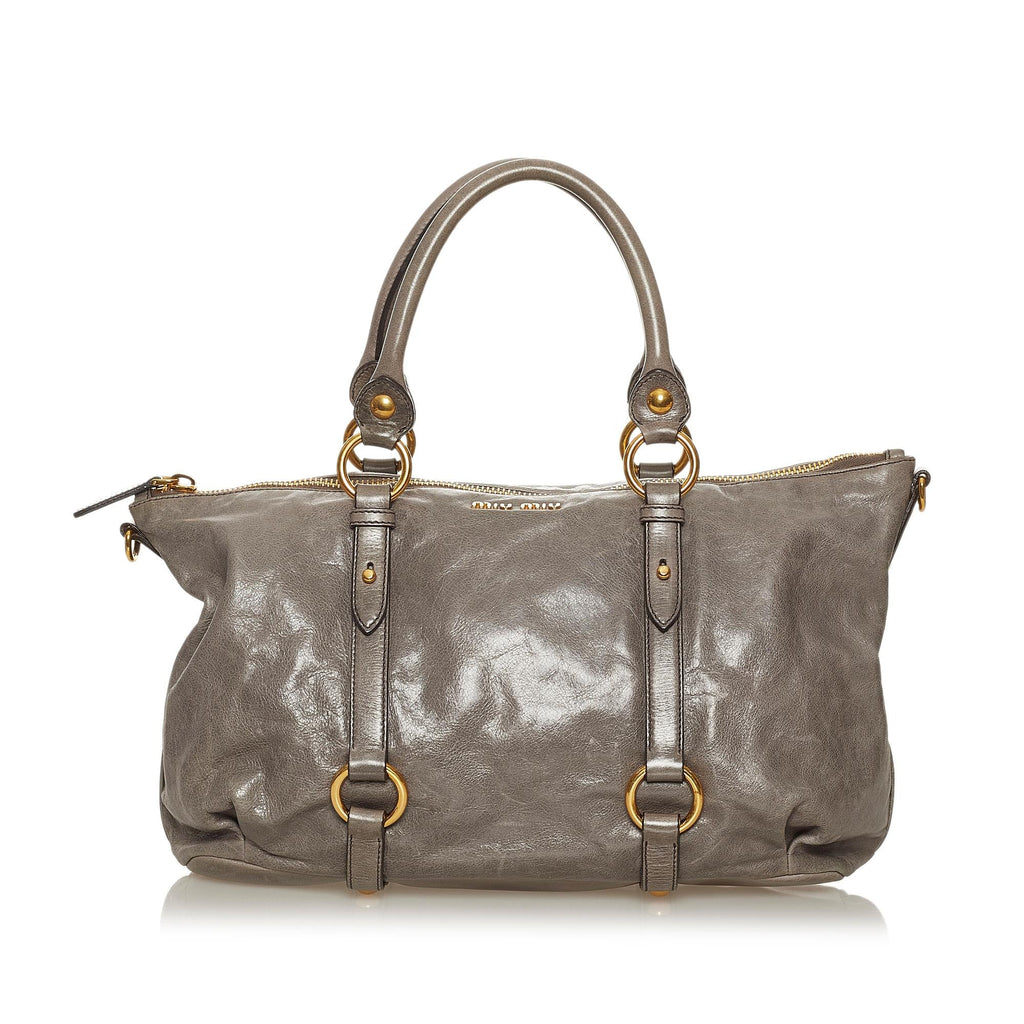 Miu Miu Vitello Shine Satchel (SHG-29103)