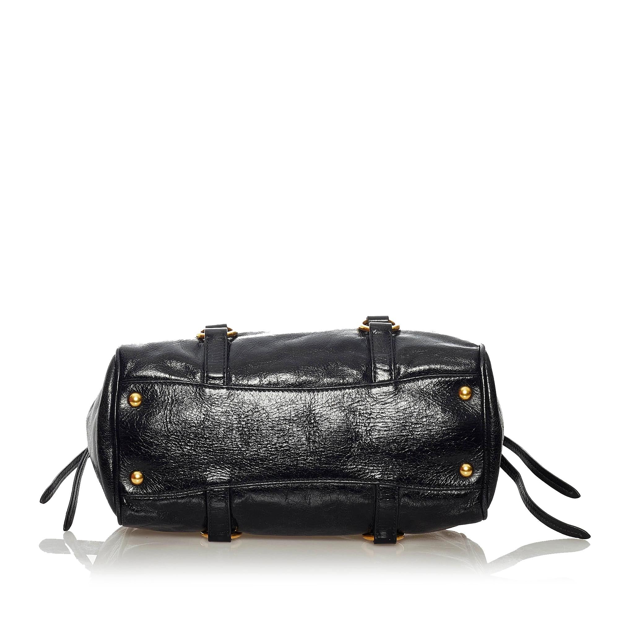 Miu Miu Vitello Shine Satchel (SHG-29209)