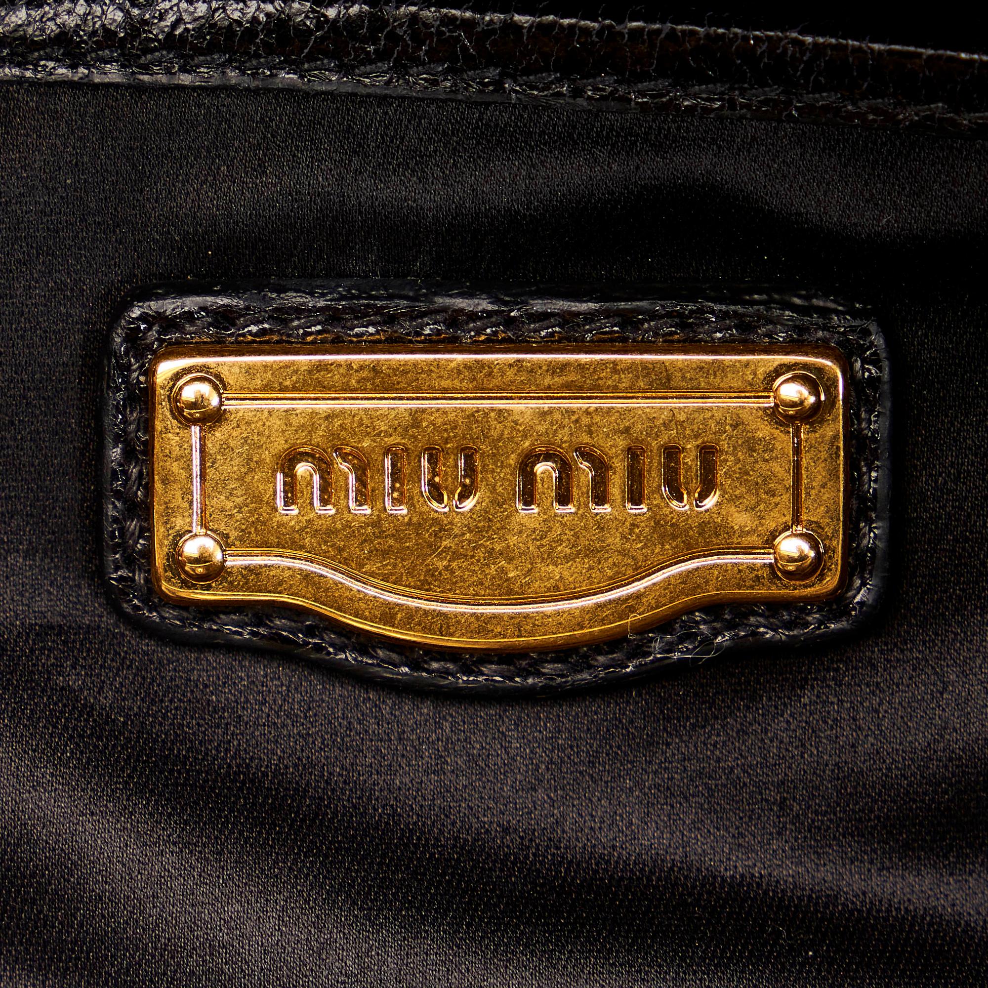Miu Miu Vitello Shine Satchel (SHG-29209)