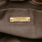 Miu Miu Vitello Shine Satchel (SHG-29495)