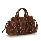 Miu Miu Vitello Shine Satchel (SHG-29495)