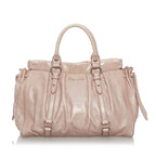 Miu Miu Vitello Shine Satchel (SHG-29496)