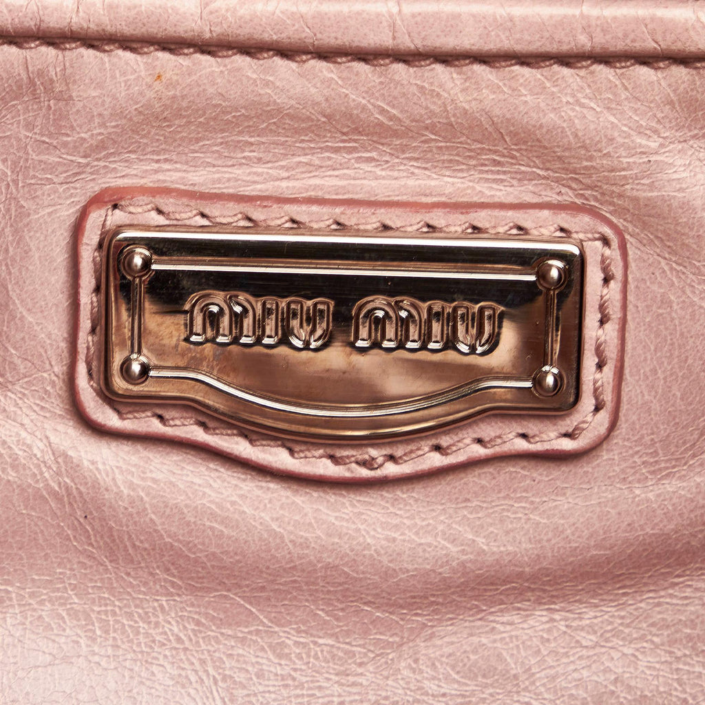 Miu Miu Vitello Shine Satchel (SHG-29496)