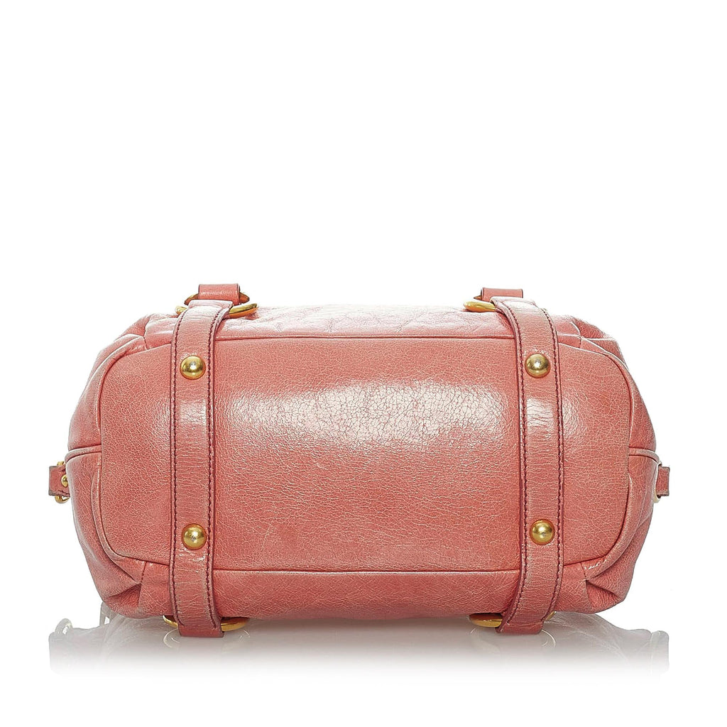 Miu Miu Vitello Shine Satchel (SHG-30051)