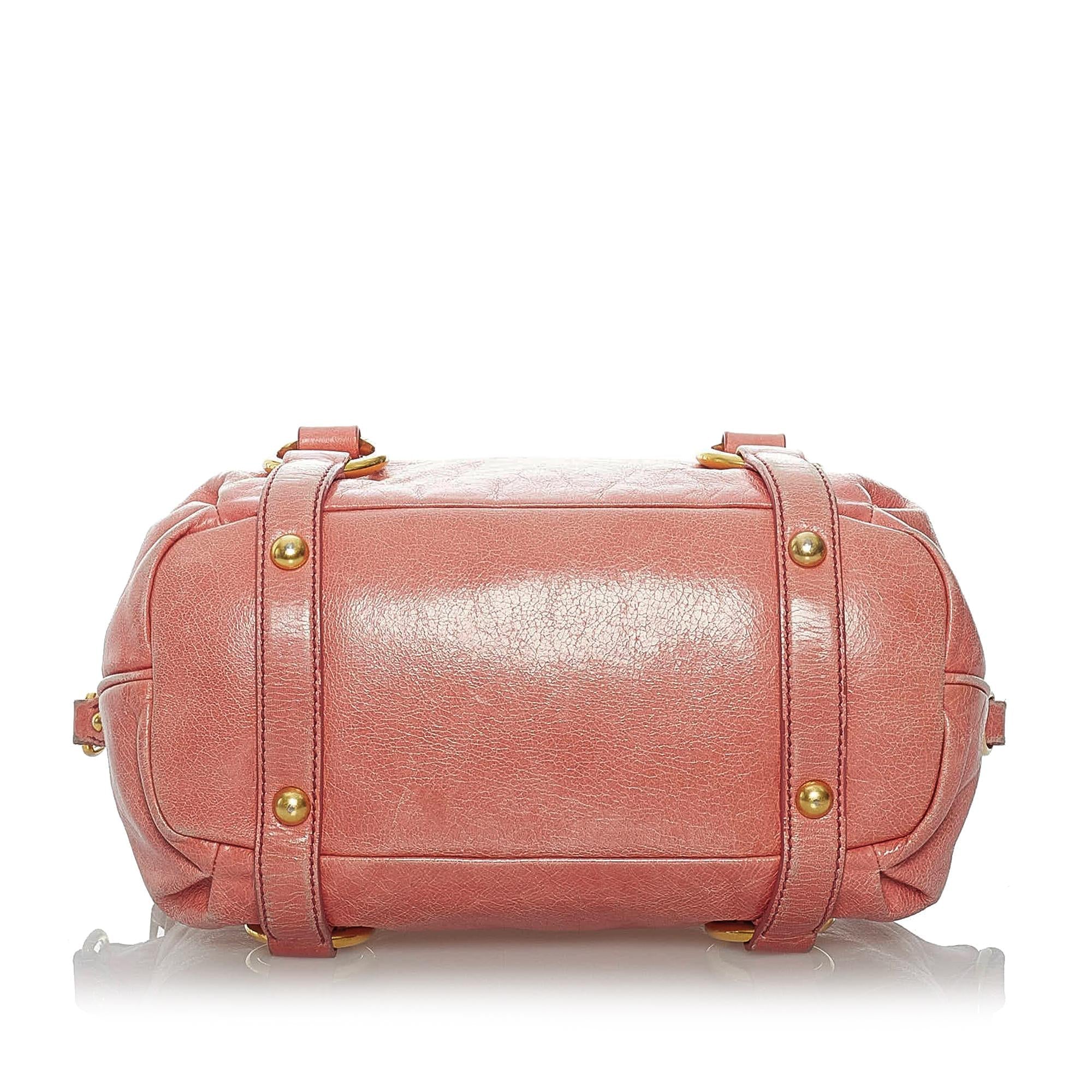 Miu Miu Vitello Shine Satchel (SHG-30051)