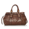 Miu Miu Vitello Shine Satchel (SHG-30060)
