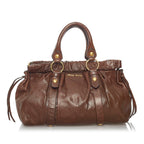 Miu Miu Vitello Shine Satchel (SHG-30060)