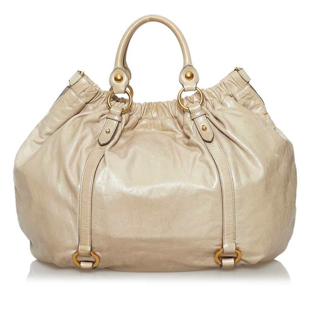 Miu Miu Vitello Shine Satchel (SHG-30352)
